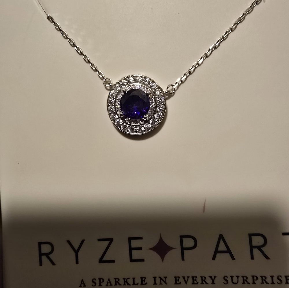 New With Box Ryze Sterling Silver Necklace.